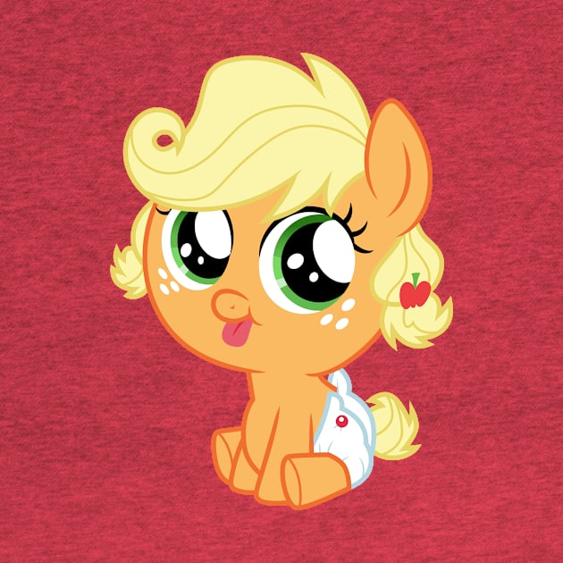 Baby Applejack by CloudyGlow